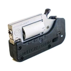 Standard Manufacturing Switch-Gun .22LR pistol, stainless steel, 0.75-inch barrel, large polymer grip