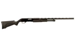 Stevens 320 Field Grade 20ga 26in vent rib pump shotgun, matte blued finish, black synthetic stock