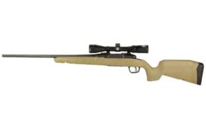 Savage Axis 2 XP 6.5 Creedmoor 22 in FDE rifle with mounted 3-9x40 scope