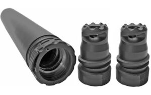 Sylvan Arms Warthog SA30TI titanium multi-cal suppressor kit with two muzzle brakes