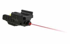 TruGlo Sight-Line TG7620R red handgun laser sight mounted on a Picatinny rail