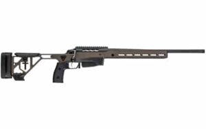 Tikka T3x Ace Game 6.5 PRC 24 inch bronze Cerakote fluted threaded barrel adjustable chassis
