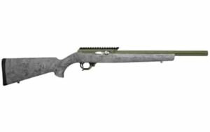 Tactical Solutions X-Ring VR Gen2 .22LR rifle in olive drab green with Hogue OverMolded stock