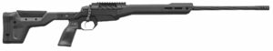 Weatherby Model 307 Alpine MDT Range XP 2.0 rifle with hand-painted green/grey stock and fluted barrel