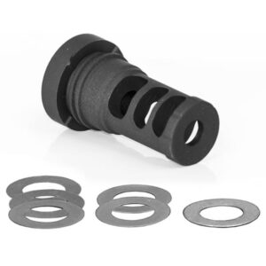 Yankee Hill Machine YHM-4302-MB-24A QD muzzle brake 5/8-24 for .30 Cal, black finish