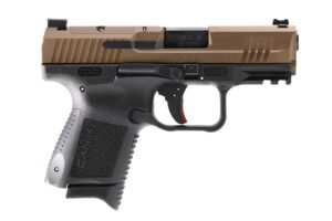 Canik TP9 Elite SC Bronze Cerakote 9mm pistol with micro-optic cut and two magazines