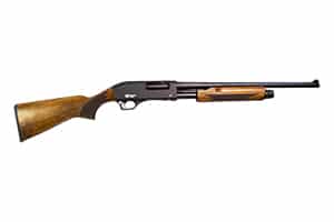 GForce Arms GF3P 12 Gauge pump shotgun 18.5 inch barrel black Cerakote walnut stock