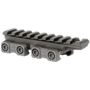 Midwest Industries MK2 1913 Riser 9 Slot, 0.625 in rise, black anodized