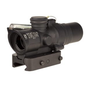 Trijicon ACOG 1.5x16S compact scope with green Circle-Dot reticle and Q-LOC mount, matte black
