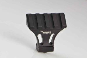 Warne A645TW 45 degree Picatinny side mount adapter in matte black