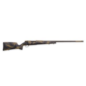 Weatherby Mark V Apex .30-378 Weatherby Magnum bolt-action rifle with fluted two-tone barrel and carbon-fiber stock