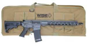 Wise Arms WA-15B 16-inch 5.56 NATO rifle in Sniper Grey with 15-inch M-LOK handguard