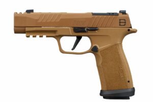SIG Sauer P365 DH3 9mm 3.7in Coyote Cerakote compact pistol with XRay3 night sights