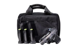 Rost Martin RM1S Comp 9mm handgun bundle with Viridian RFX11 green dot sight