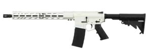 Wise Arms WA-15B white Cerakote AR rifle with 16 inch barrel