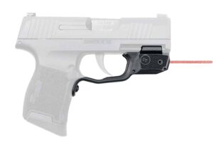 Crimson Trace 0181501 Laserguard  Fits Sig P365/P365XL/P365SAS, Red Laser Black Polymer Trigger Guard Mount