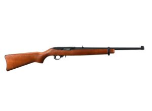 Ruger 10/22 Carbine 18.5 in .22 LR hardwood stock blued finish right-hand