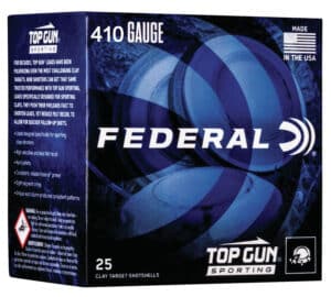 Federal TGS4121475 Top Gun  410Gauge 2.50" 1/2oz 7.5Shot 25 Per Box/10 Case