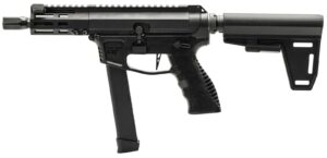 GForce Arms Jawbone Hybrid GFHYB5 9mm 5-inch black pistol with 33-round magazine
