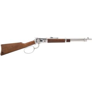 Heritage Arms 92 American Revolution .45 Colt 18 inch polished stainless barrel wood stock engraved receiver