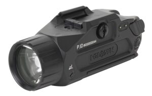 Holosun P.ID Plus pistol-mounted weapon light with integrated green laser, black anodized