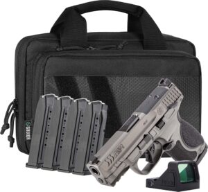 Smith & Wesson M&P9 M2.0 Metal Compact 9mm pistol bundle with Viridian RFX11 and magazines