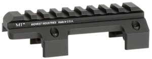 Midwest Industries MIMP5OR HK MP5 and Clones Top Picatinny Rail  Black Anodized 0 MOA
