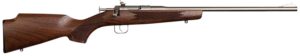 Chipmunk Deluxe Youth .22 LR 16.1 inch tapered barrel walnut stock stainless receiver
