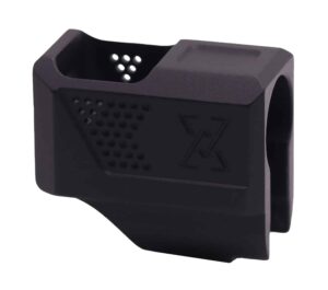 True Precision True-Lock Ultimate Compensator TPG43CMPBL in black Type 3 Hard Anodize, compatible with Glock 43/43X/48