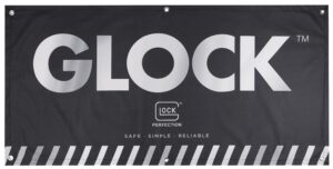 Glock AD02044 fabric banner black 4' x 2'