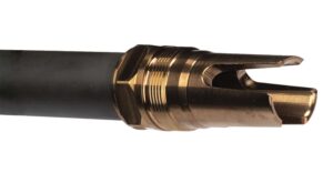 Q LLC ACC-FH-3/4-24 Flash Hider, steel, 3/4x24 threads, 2.13 in OAL