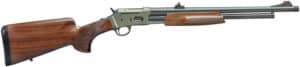 Pedersoli Jackal 44 pump-action rifle .44 Magnum 19 inch walnut stock blued