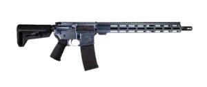 SHARK COAST TACTICAL Arctic White 5.56 16-inch M-LOK semi-auto rifle in white pearl with blue tint