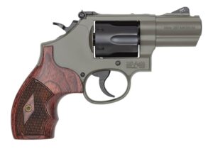 Smith & Wesson PC Model 19 Carry Comp .357 Mag 6-round revolver Moss Cerakote