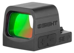 OSight SE Red Dot optic with 2 MOA dot and 32 MOA circle in black