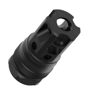 Liberty Precision Machine LPM-2010 Liberty Bell Muzzle Brake Black Stainless Steel 5/8"x24 Threads 1.70"