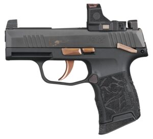 Sig Sauer P365 Rose .380 ACP 3.1" Romeo-RS compact red dot pistol black slide rose-gold controls