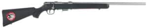 Savage 93R17-FVSS .17 HMR 21 inch stainless heavy barrel black synthetic stock