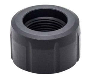 SilencerCo AC1360 black steel 1/2x28 thread protector for 9mm AR-platform
