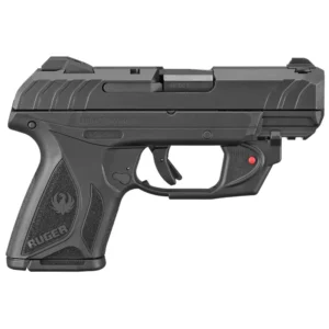 Ruger Security-9 Compact 9mm 3.42 inch barrel with Viridian red laser, black finish