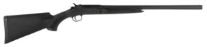 Stevens 301 Compact single-shot 20 gauge shotgun with 22-inch barrel and black synthetic stock