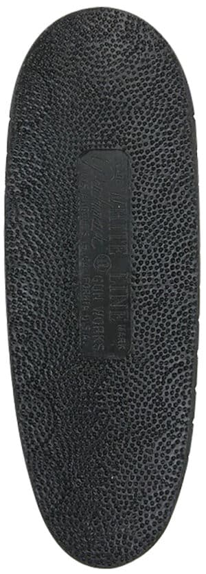 Pachmayr 00006 F325 Deluxe  Black w/White Line Medium Rubber For Rifle/Shotgun
