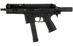 B&T SPC9 PDW G 9mm pistol with black polymer grip, left profile