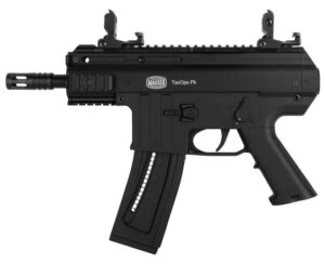 BLG Mauser Tac Ops .22LR pistol 5in with 22rd magazine and 110rd drum
