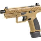 Beretta APX-A1 Full Size Tactical FDE 9mm 4.8 inch threaded barrel 21rd magazines