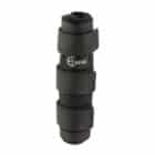 COLE-TAC Metal Python 6" black suppressor cover with metal buckles and BOA straps