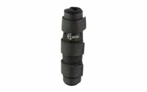 COLE-TAC Metal Python 6" black suppressor cover with metal buckles and BOA straps