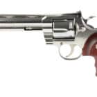 Colt Python .357 Magnum 6-inch stainless revolver with snake scale walnut grips