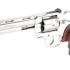 Colt Python .357 Magnum 6-inch stainless revolver with snake scale walnut grips