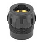 Dead Air DA444 P-Series 3-Lug Adapter, black nitride, 17-4 stainless